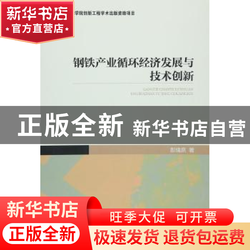 正版 钢铁产业循环经济发展与技术创新 彭绪庶著 经济管理出版社