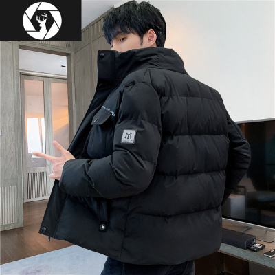 HongZun男士棉衣冬季外套2020年新款潮流帅气棉袄子潮牌加厚保暖羽绒棉服棉衣