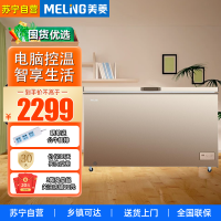 美菱(MELING) BC/BD-418DTE 418升 冷藏冷冻可切换 曲底商用冷柜 (电脑控温)