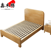鑫木樽单人床+床头柜1000*2000*980mm套