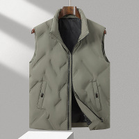 男士立领坎肩羽绒马甲秋冬季新款男装中青年商务休闲保暖背心