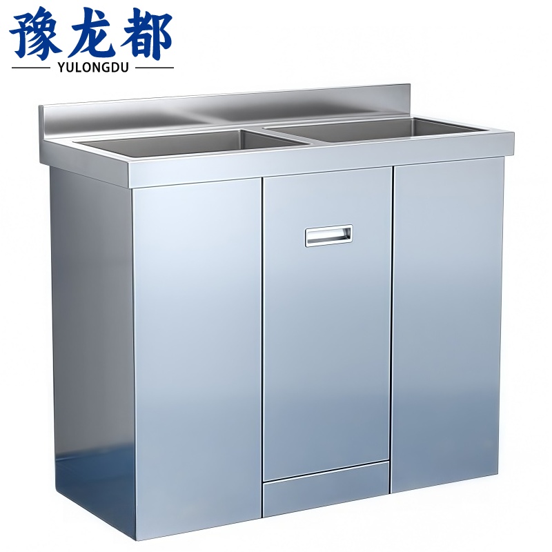 豫龙都不锈钢水槽双槽个