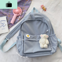 无印书包韩版原宿ulzzang初中学生背包高中大容量双肩包女ins森系NEW LAKE