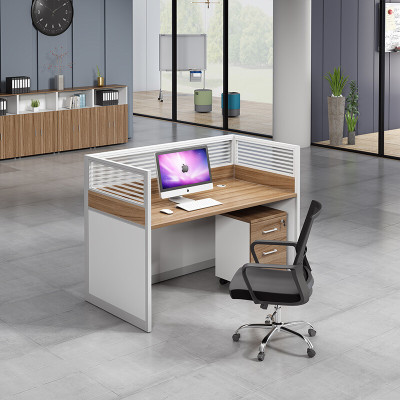 绵冠MIANGUAN职员办公桌组合现代简约屏风卡座员工位电脑桌