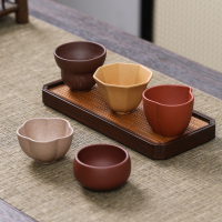 MULTIPOTENT主人杯功夫茶杯紫玉金砂手工紫砂杯品茗杯伴手礼盒