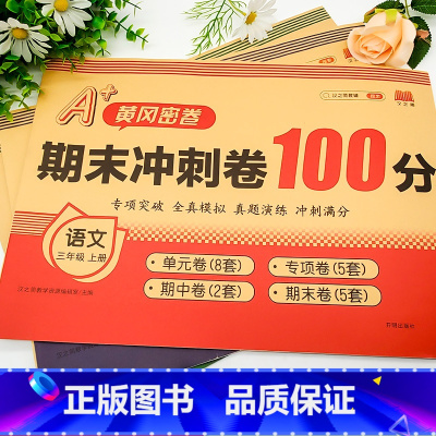 语文+数学+英语·人教版-3本套 三年级上 [正版]期末冲刺一百分人教版100分小学三年级上册语文数学英语单元期中总复习