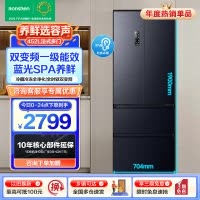 容声(Ronshen)452升法式多门冰箱家用大容量风冷无霜母婴一级变频节能大容量智能冰箱 BCD-452WD16MPA