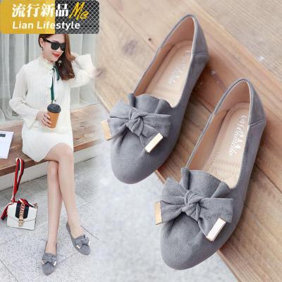 豆豆鞋女2020新款春款晚晚仙女软底孕妇百搭搭裙子穿平底春秋单鞋知义(ZHIYI)休闲鞋