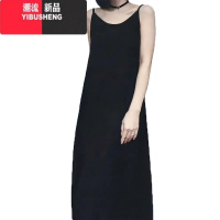 YIBUSHENG吊带连衣裙新款2024法式时尚复古女气质性感修身显瘦遮肉中长裙潮