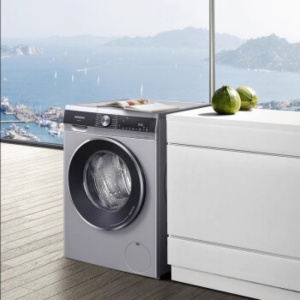 西门子WJ45UM181W 10公斤大容量变频洗衣机智能除渍全自动滚筒