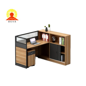 涵美大成 单人位屏风工位带书架 1600*1200*1200mm 位