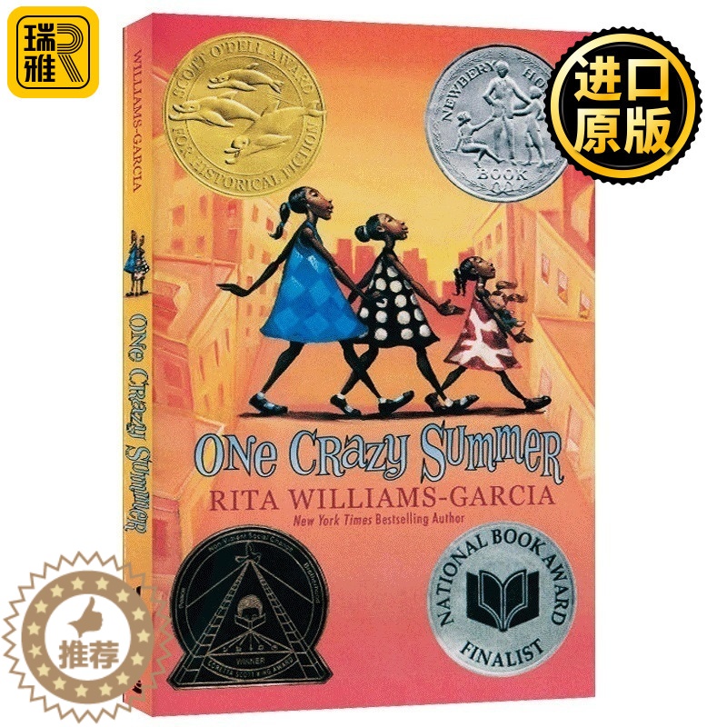 [醉染正版]One Crazy Summer 疯狂的夏天 英文原版小说 疯狂夏日 纽伯瑞银奖 儿童文学 中小学生课外阅读