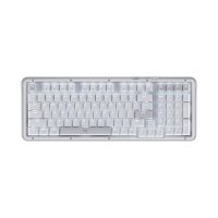 罗技(Logitech)K98M琥珀系列机械键盘无线蓝牙双模AI客制化热插拔gasket结构游戏办公98键盘 白色