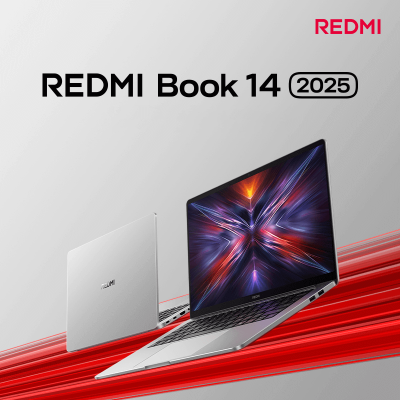 小米笔记本电脑 红米 RedmiBook 14 2025 酷睿标压C5-220H 2.8K 120hz高刷屏 轻薄本 16G内存 2TB固态 星辰银 定制
