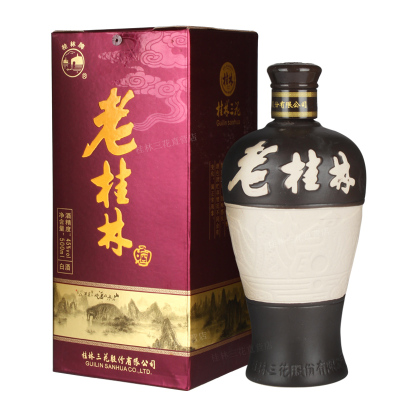 桂林三花酒白酒米香型象鼻山窖藏45度老桂林500ml单瓶