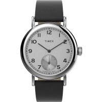 TIMEX/天美时男士商务防水石英表毫米蓝盘皮带运动休闲手表