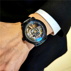 奥古拉斯瑞士工艺全自动机械表男机芯双向动力全镂空男腕表手表男