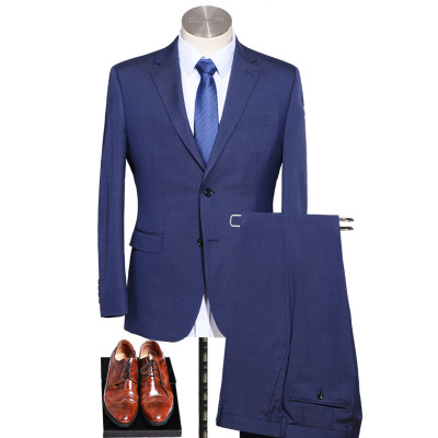 MAILYARD/美尔雅西服套装羊毛商务男士西装桑蚕丝男式正装372