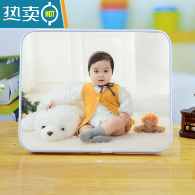 敬平宝贝档案水晶摆台相框儿童宝宝洗照片板画生活照挂墙影楼定制 单张款 10寸[20x25厘米]