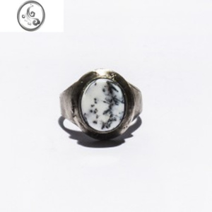 JiMi极简主义2023新款戒指女复古时尚个性指环潮七夕礼物 银色