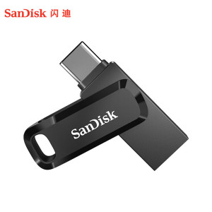 闪迪(SanDisk) 128GB Type-C USB3.2 手机U盘DDC3 沉稳黑 读速400MB/s手机电脑平板