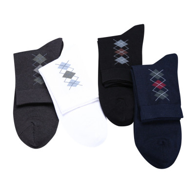 浪莎LangSha袜子男士纯棉中筒春秋款跑步篮球舒适透气商务运动休闲袜2双