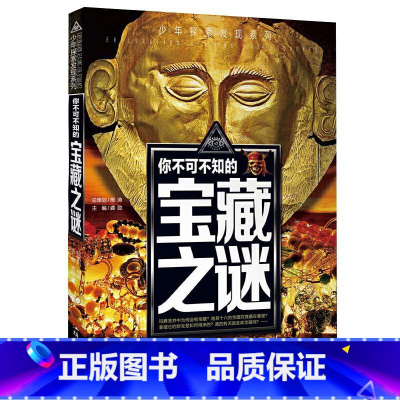 宝藏之谜 [正版]少年探索发现系列少儿科普书籍 你不可不知的兵器之谜 中国世界未解之谜大全集 中小学生科普读物少儿百科三