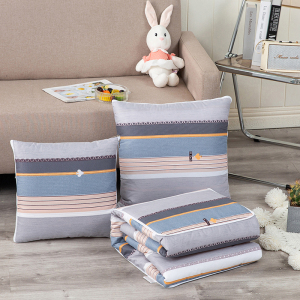 雅鹿 多功能印花抱枕被