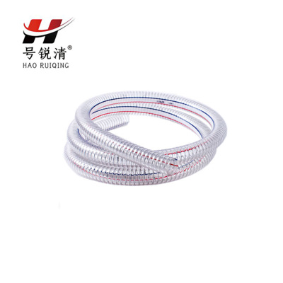 号锐清 pvc硅胶钢丝软管 1寸*4mm 50米/捆