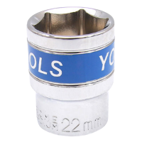 12.5mm1/2系列六角套筒 22mm