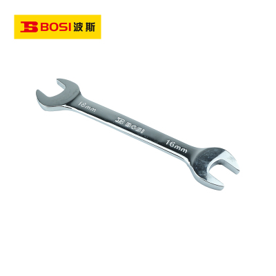 波斯(BOSI)精品开口扳手(16x18mm)把