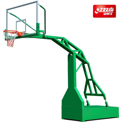 红双喜篮球架带轮方便移动单个DHQJ1018绿色DHQJ1018