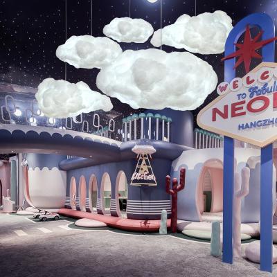 云朵灯婚纱服装装饰闪电客幼儿童装房舞蹈室母婴店游乐园橱窗热气球