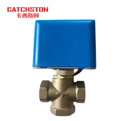 卡西斯顿 电动电磁阀 电动三通阀1寸 个