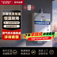 A.O.史密斯佳尼特13升燃气热水器 家用洗澡 恒温耐用 不锈钢换热器包8年 新品JSQ26-XTC