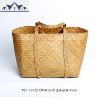 KENS浴室大号脏衣提篮洗衣篓编织手提袋 北欧创意家居编收纳篮 三维工匠