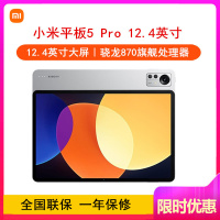 [原封]小米平板5 Pro 12.4英寸 8GB+128GB 银色 WiFi 2.5K 120Hz高刷全面屏 骁龙870 杜比影音娱乐办公网课学习平板电脑