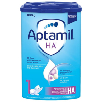 Aptamil德国原装进口爱他美HA适度水解1段0-6个月婴儿配方奶粉800g
