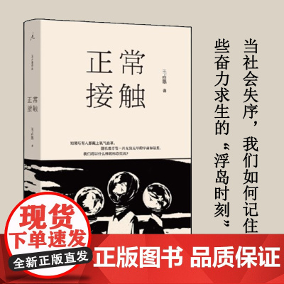 正常接触 王占黑全新小说集 第七届“华语青年作家奖” 短篇小说双年奖 理想国正品 小花旦 宝珀文学奖
