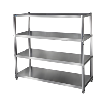 瑞宇牌不锈钢四层落地层架/1200*800*1550mm/304#1.2mm