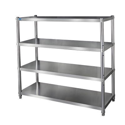 瑞宇牌不锈钢四层落地层架/1200*800*1550mm/304#1.2mm