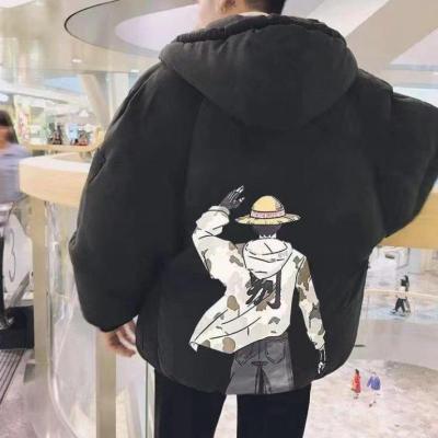 冬季青少年连帽棉衣男学生韩版宽松加厚面包服男士外套棉袄男娜蜜雨