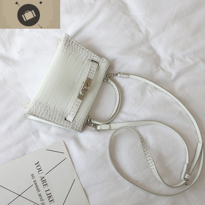 ＆网红迷你白色凯莉包小包包女2020新款二代mini斜挎包艾狄伊娃女斜挎包