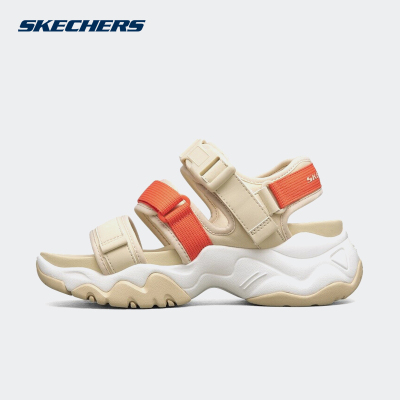SKECHRRS斯凯奇2020魔术贴厚底凉鞋女休闲露趾沙滩鞋66666302