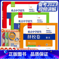 2本[数学+英语]通用版 小学升初中 [正版]2023实验班小升初真卷重点中学择校卷语文数学英语六年级下册衔接初中全国通