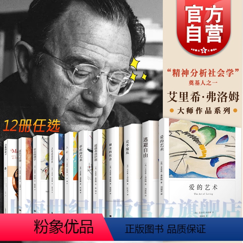 健全的社会 [正版]弗洛姆全集 爱的艺术/论不服从/逃避自由/健全的社会/存在的艺术/人心 艾里希弗洛姆作品精神社会学上