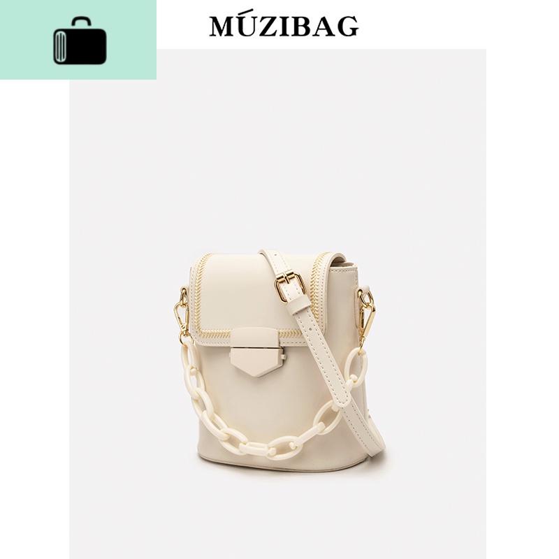 2020新款潮今年流行包包女高级感女百搭ins洋气时尚斜挎水桶包NEW LAKE女斜挎包