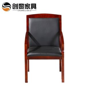 BONJEAN办公家具 实木会议椅 会客接待办公椅 洽谈椅 木椅电脑椅7018
