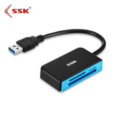 飚王SCRM330 多功能合一读卡器 USB3.0高速读写 支持TF/SD/CF USB3.0 CF/SD/TF多合一