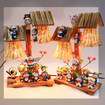 瑞仕兹情人节礼品少女心杂货店小哆啦a梦精致创意生日女送女生闺蜜生日礼物抖音同款ins网红走心实用可爱摆件小灯饰